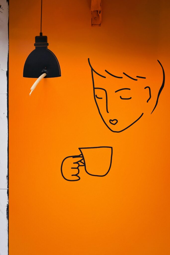 orange-wall-coffee-painting orange-wall-coffee-painting